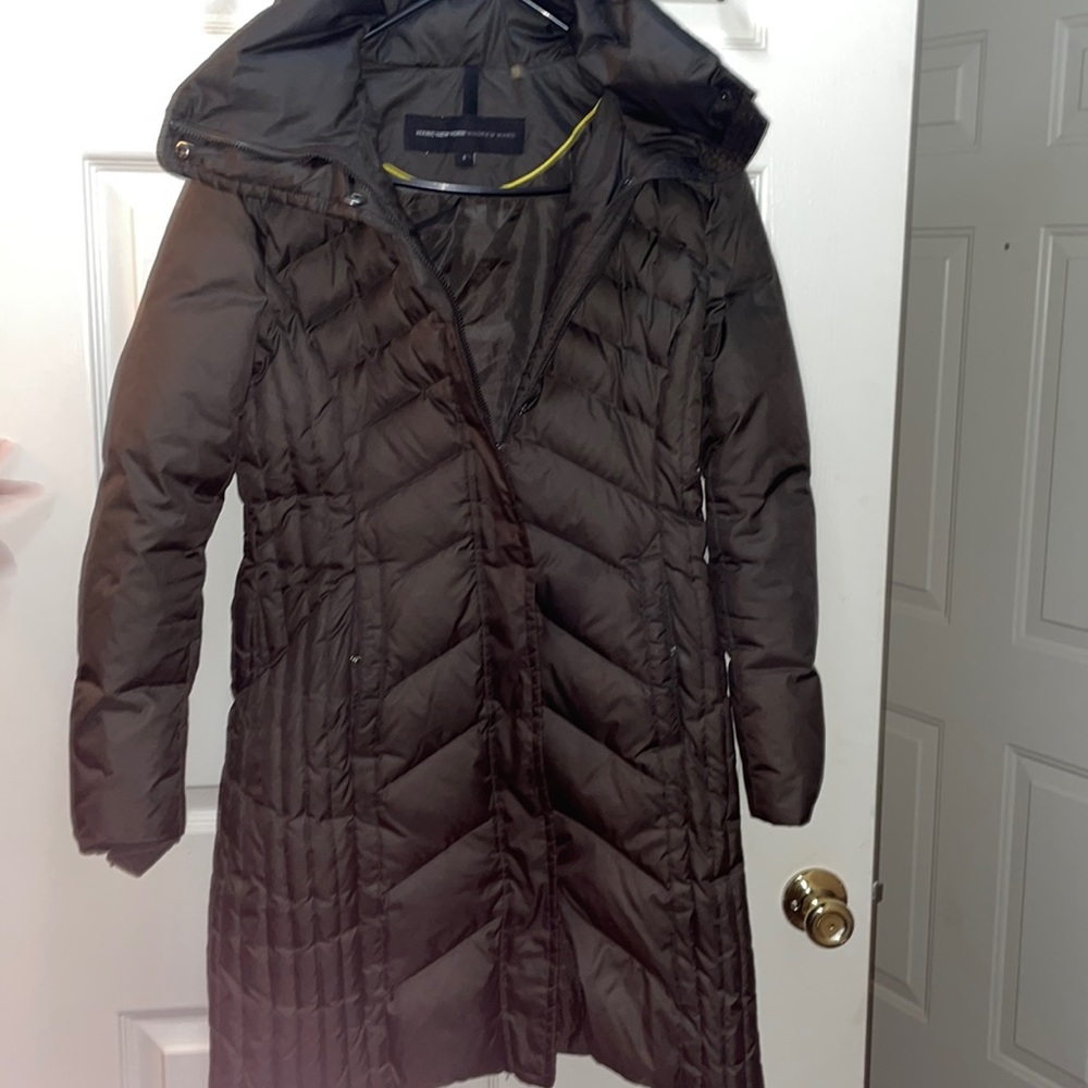 Black Full Size Puffer Jacket “Marc New York”